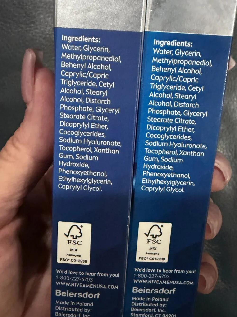 NIB Nivea Men Age Defense Eye Cream Set of 2